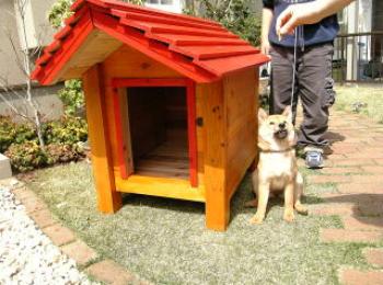 柴犬の犬小屋（厚板タイプキット）