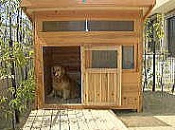犬小屋製作工房k ゴールデン ラブラドールの犬小屋