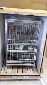 制作中のインコ モモンガ防音ケージ 制作中のインコ モモンガ防音ケージ