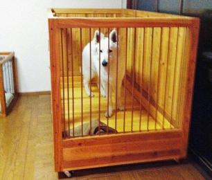 犬小屋製作工房k 大型犬 室内 ケージ サークル