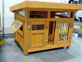 柵付き犬小屋 柵付き犬小屋