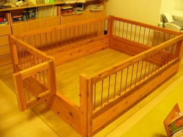 設置された室内サークル ○○様からの犬小屋設置写真2