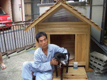 橋本様からの犬小屋設置写真1