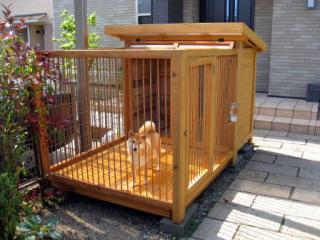 犬小屋サークル製作事例