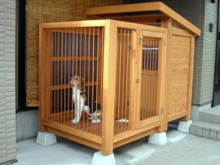 犬小屋サークル製作事例