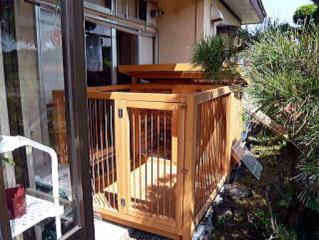 犬小屋サークル製作事例