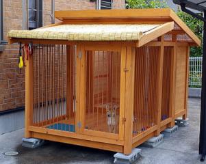 犬小屋サークル製作事例