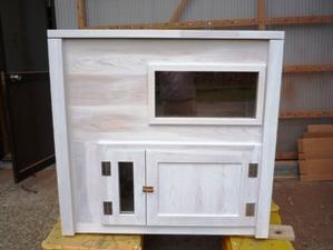 犬小屋製作工房k 1匹用猫ハウス