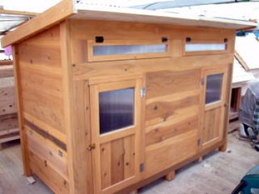 制作中の大型犬2匹用小屋 23. 制作中の大型犬2匹用小屋 23.