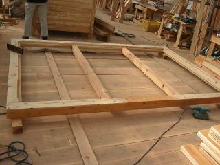 巨大犬小屋・ハウスの組み立て方写真