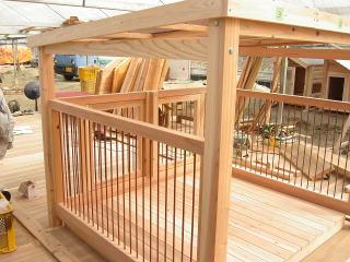 屋根付きサークルの製作画像